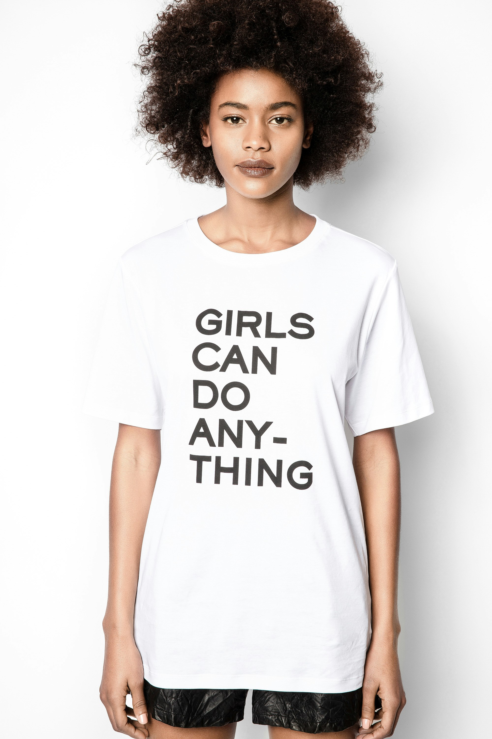 t shirt with girl on it