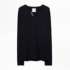 Tunisien Monastir - T-shirt col tunisien en coton