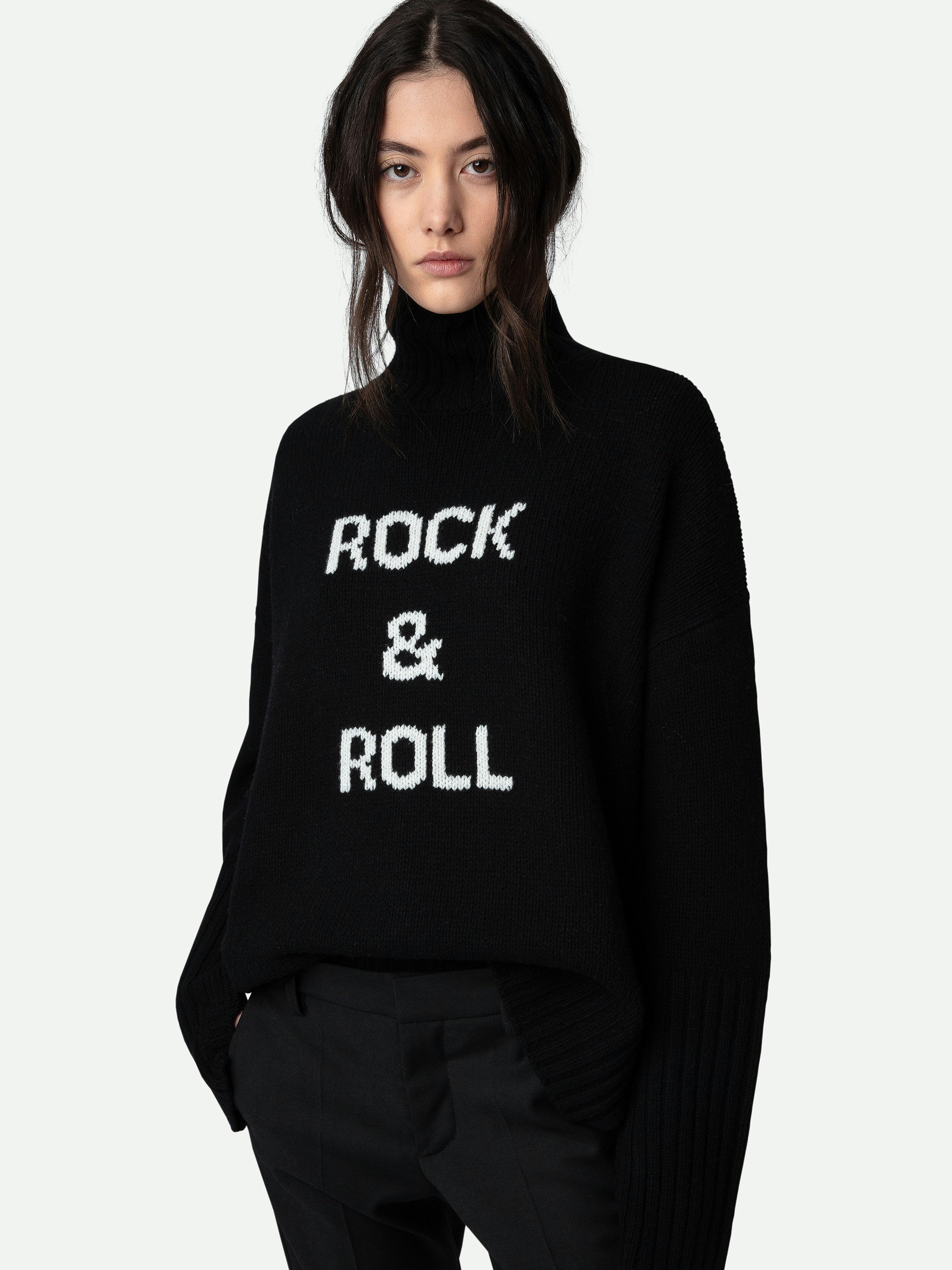 Alma Rock & Roll Sweater - A soft, wool knit with an unmistakeably rock “n” roll style: this is an absolute must-have women's wool turtleneck.