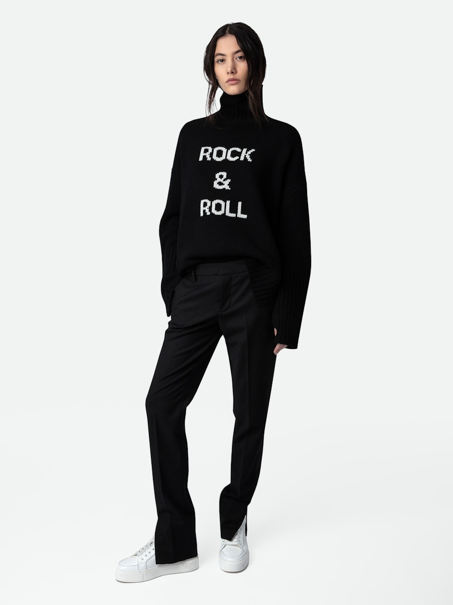 ZADIG&VOLTAIRE Alma Rock & Roll Sweater,Black