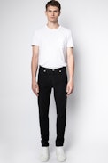 David Velvet Pants - Men's black velvet pants