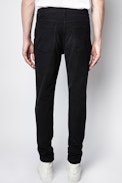 David Velvet Pants - Men's black velvet pants