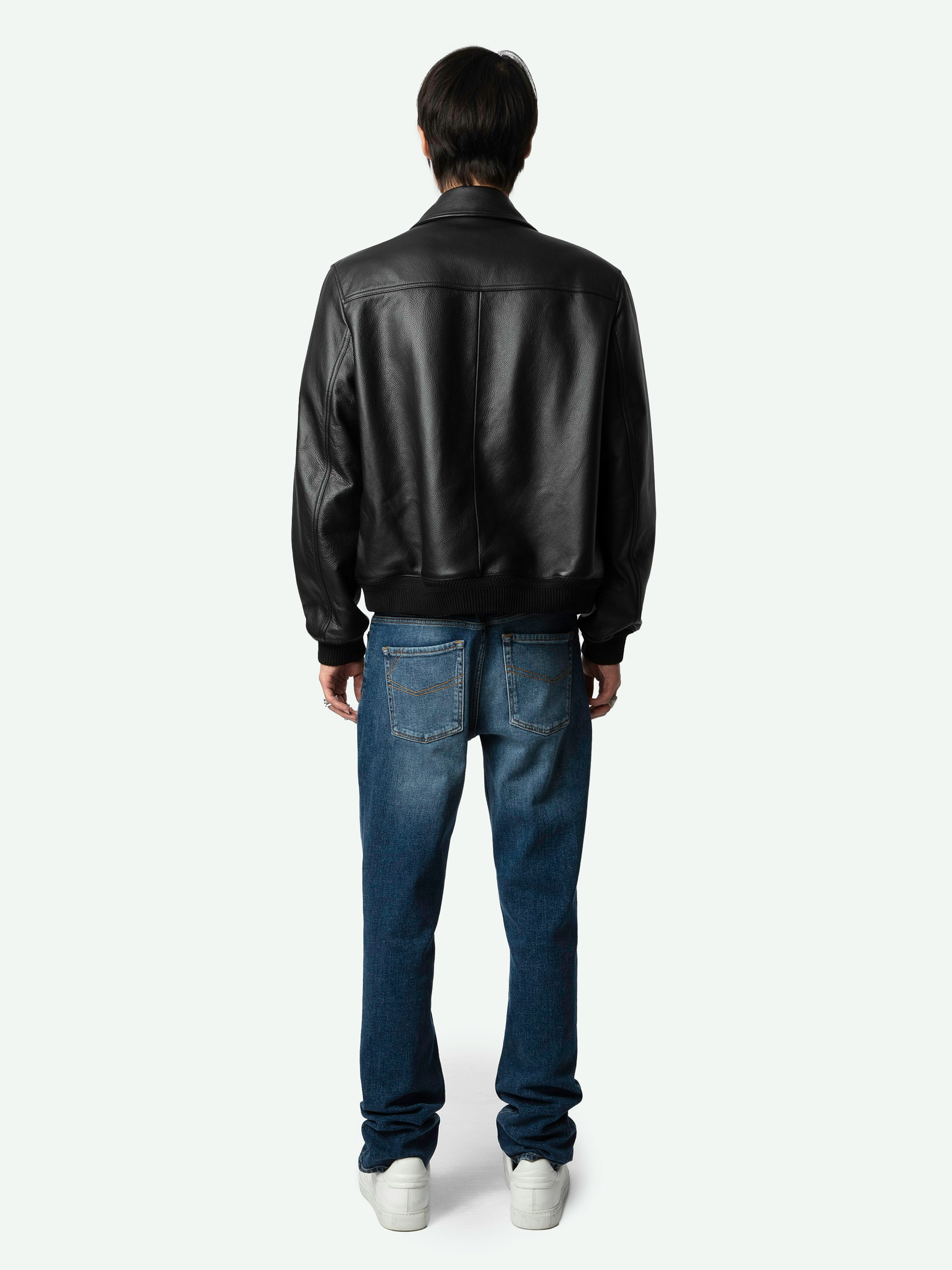 Mate Leather Jacket jacket black men | Zadig&Voltaire