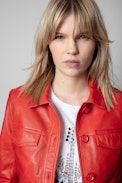 Liam Leather Jacket - Women’s red leather blazer