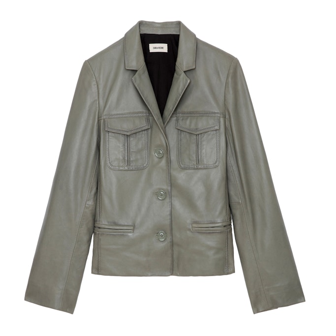 Blouson Liams 100% Cuir Treillis - Taille L - Zadig&Voltaire - Modalova