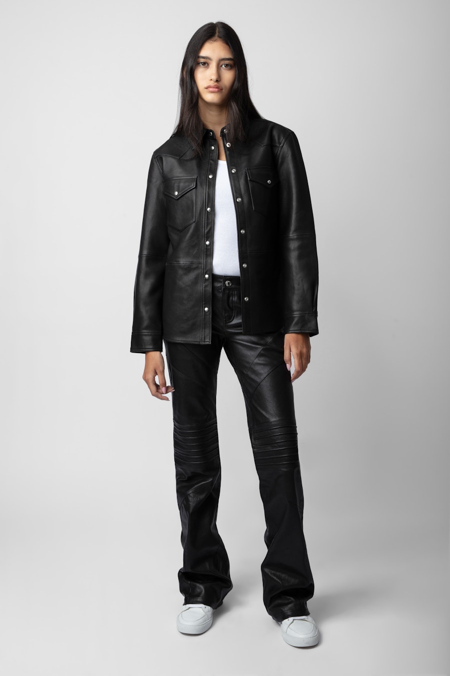 ZADIG&VOLTAIRE Thelma Leather Shirt