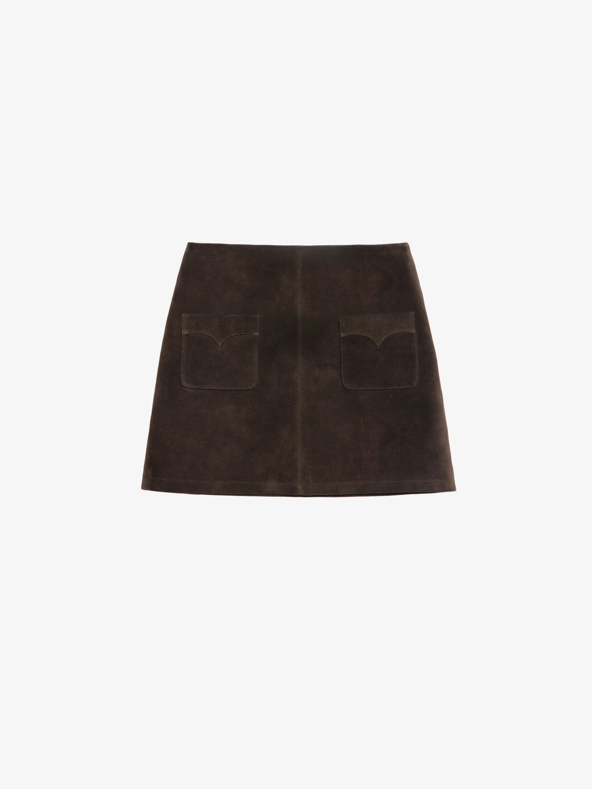 スカート ZADIG&VOLTAIRE JAIME SUEDE SKIRT Jaylal Silk Skirt with Lace | Zadig&Voltaire