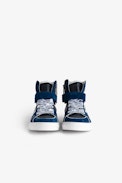 ZV1747 High Flash Boys' High-Top Sneakers - Boys' High Flash High-Top Sneakers with lightning bolt motif on side.