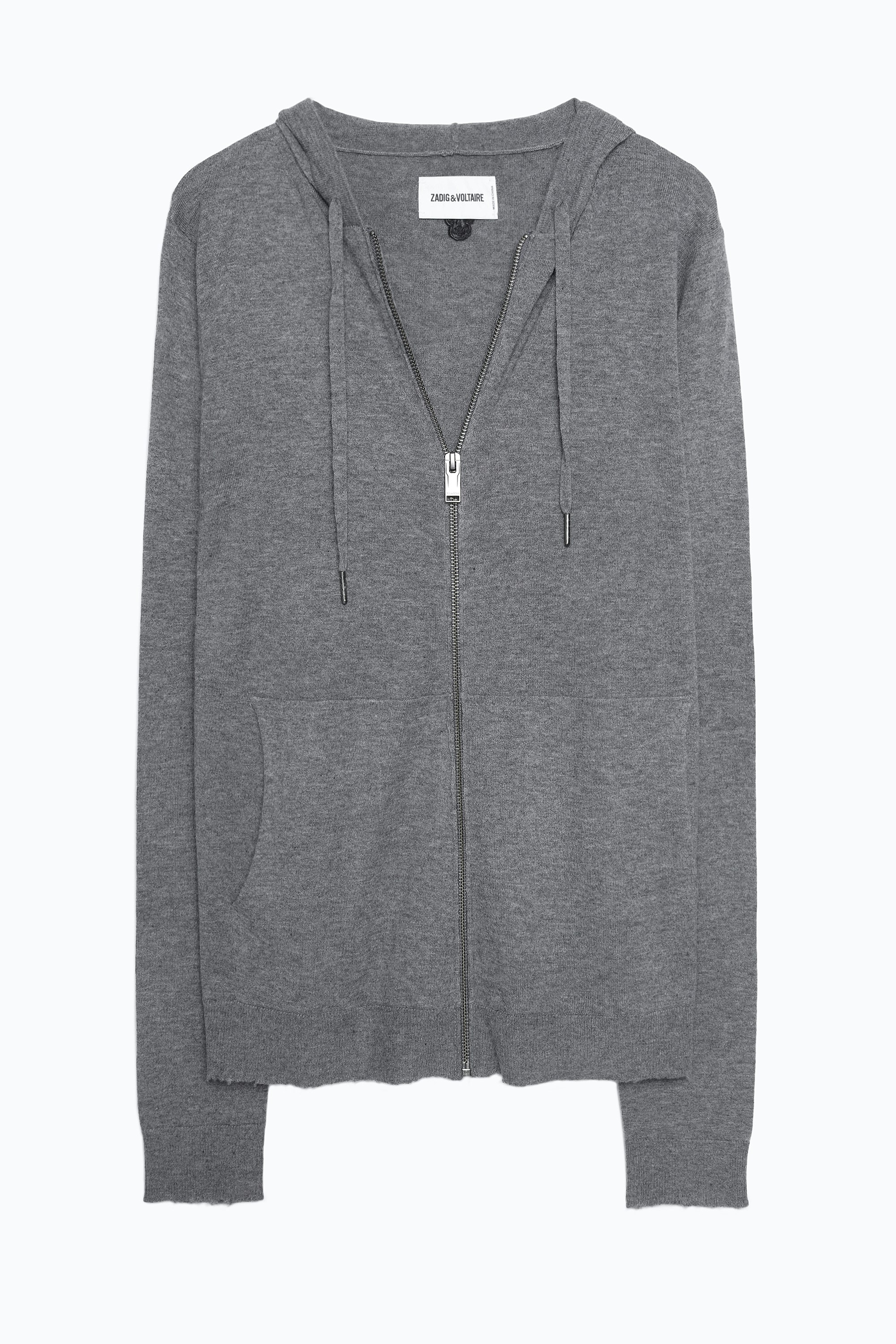 Clash Cp Spi Men’s Cardigan - Cashmere zip-up cardigan