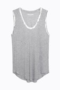 Tam Foil Tank Top  - Modal tank top
