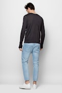 Monastir Merino Sweater - Merino wool sweater with henley neckline