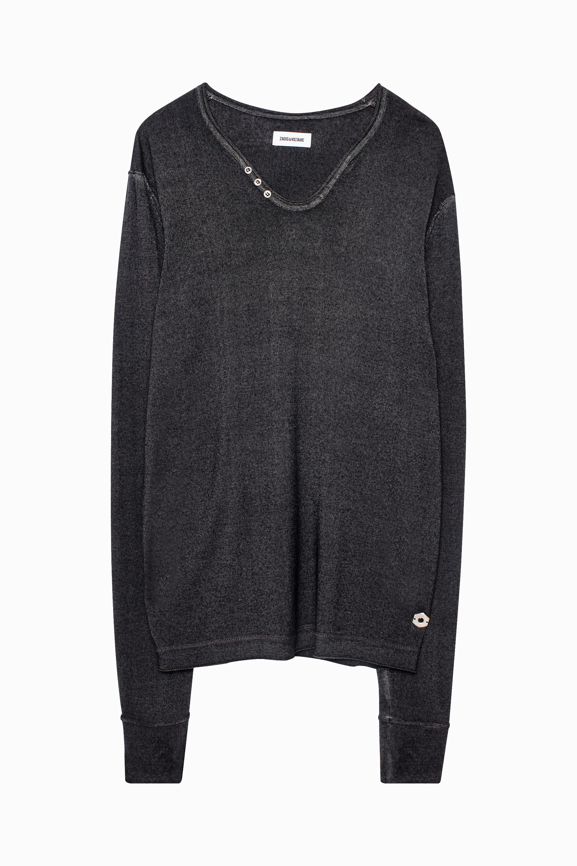 white merino sweater