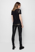 Tino Gold T-Shirt - Metallic finish modal T-shirt