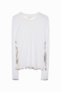 T-Shirt Willy Gold - T-shirt en modal finition métallisée