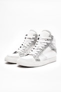 ZV1747 Mid Glit Sneakers - Leather high sneakers
