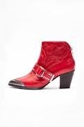 Cara Boots - Leather Cowboy boots
