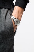 Uhren Timeless Tête De Mort ZVT012 - Armbanduhr aus Stahl mit Totenkopf