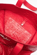 Shadow Creased Bag - Hold all bag in crinkled leather
