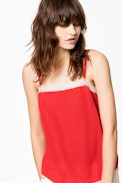 Carmen Camisole - Silk and lace camisole