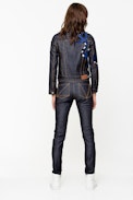 Eva Brut Jeans - Studded slim fit jeans