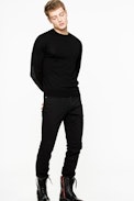 Pullover Jeremy Patch Bis Mérinos - Pullover aus Merinowolle
