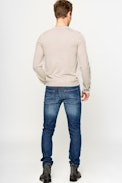 Pullover Jeremy - Baumwollpullover in Washed-Optik