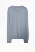 Pullover Jeremy - Baumwollpullover in Washed-Optik