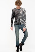 Kennedy Bis Cachemire Sweater - Printed camouflage cashmere pullover