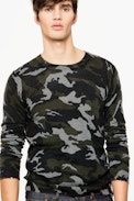 Pullover Kennedy Cachemire - Kaschmirpullover mit Camouflage-Print