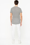 Tobias Ghost T-Shirt - Striped linen T-shirt