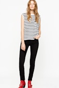 Frida Tank Top - Cotton and modal striped tank top