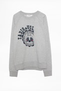 Sherman Sweatshirt - Printed cotton sweatshirt