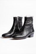 Bottines Break - Bottines en cuir femme.