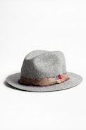 Chapeau Andrea Foulard - Chapeau fedora foulard.
