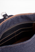 Ready-Made XS Denim bag - Women’s denim messenger bag.