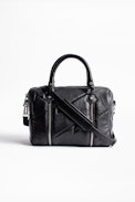 Sac Sunny Small ZV Clous - Petit sac bowling noir femme.