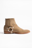 Romare Belt ankle boots - Men’s brown suede ankle boots.