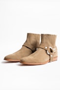 Romare Belt ankle boots - Men’s brown suede ankle boots.