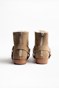 Romare Belt ankle boots - Men’s brown suede ankle boots.