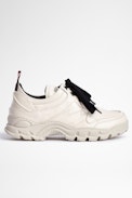 Blaze sneakers - Women’s white leather running shoes.