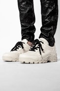 Blaze sneakers - Women’s white leather running shoes.