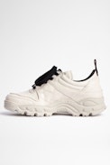 Blaze sneakers - Women’s white leather running shoes.