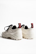 Blaze sneakers - Women’s white leather running shoes.