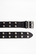 Marlon belt - Men’s black leather belt.