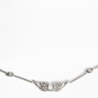 Mila Jane necklace - Iconic wings silver-toned rhinestone necklace.