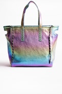 Bianca Rainbow bag - Women’s multicolored tote bag.