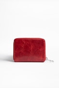 Mini ZV Crush coin purse - Women’s red leather coin purse.