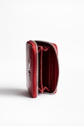 Mini ZV Crush coin purse - Women’s red leather coin purse.