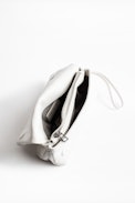 Rocky Crush wallet - White crinkled leather wallet.