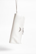 Rocky Crush wallet - White crinkled leather wallet.